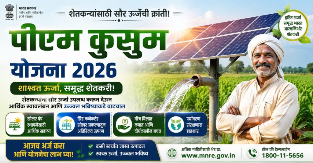 PM Kusum Yojana 2026 feature image
