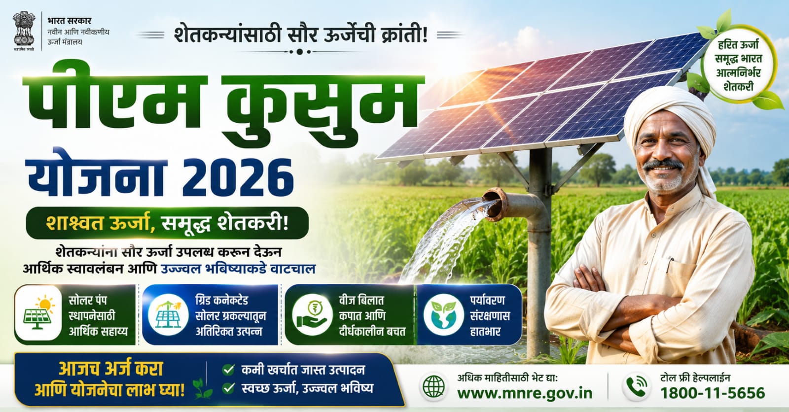 PM Kusum Yojana 2026 feature image