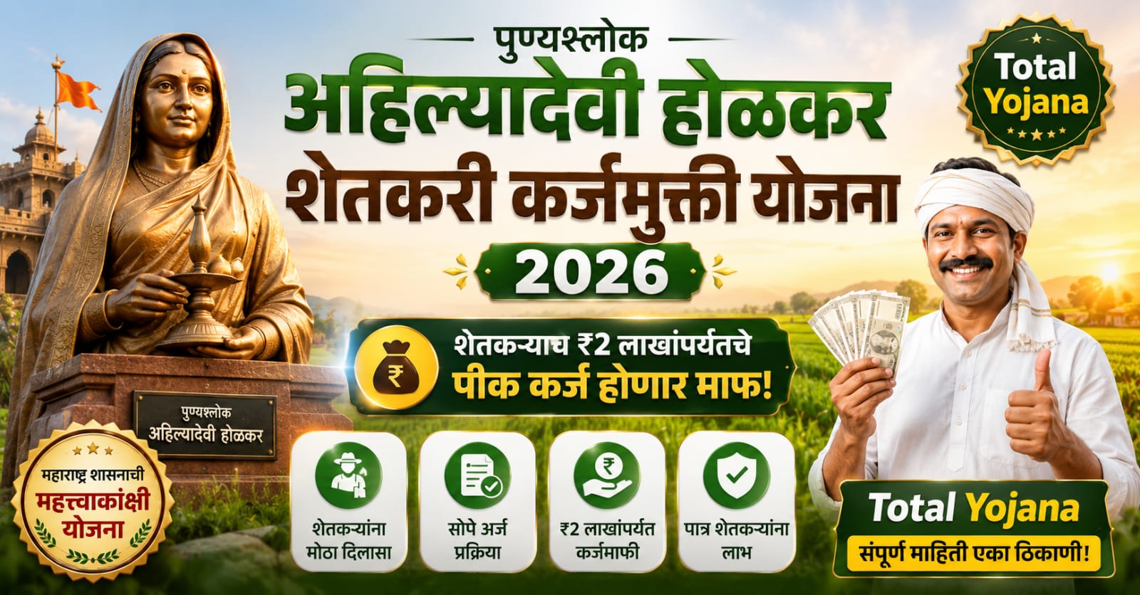 Punyashlok Ahilyadevi Holkar Shetkari Karjmukti Yojana 2026 feature image