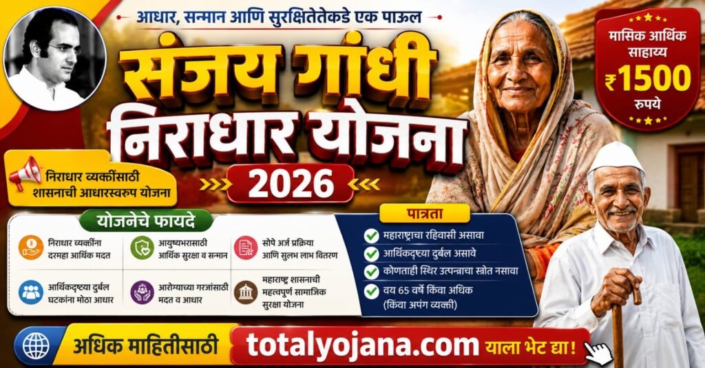 Sanjay Gandhi Niradhar Subsidy Scheme 2026 feature image